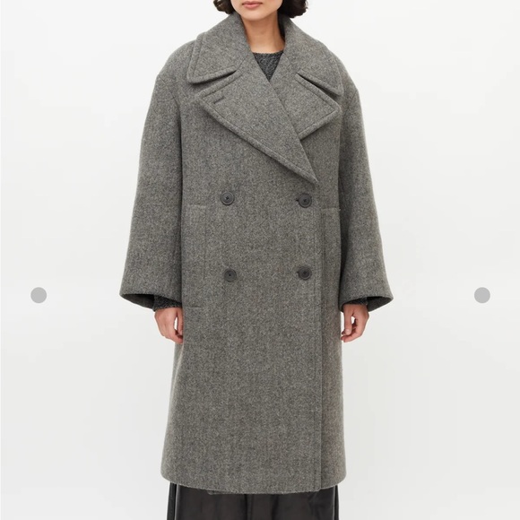 ISO Dries Van Noten grey wool ramson coat xs - Picture 2 of 2